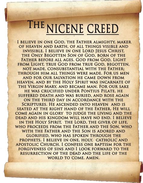 the nicene creed affirmed